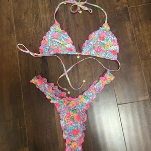 Kulani Kinis “mermaid floral” set